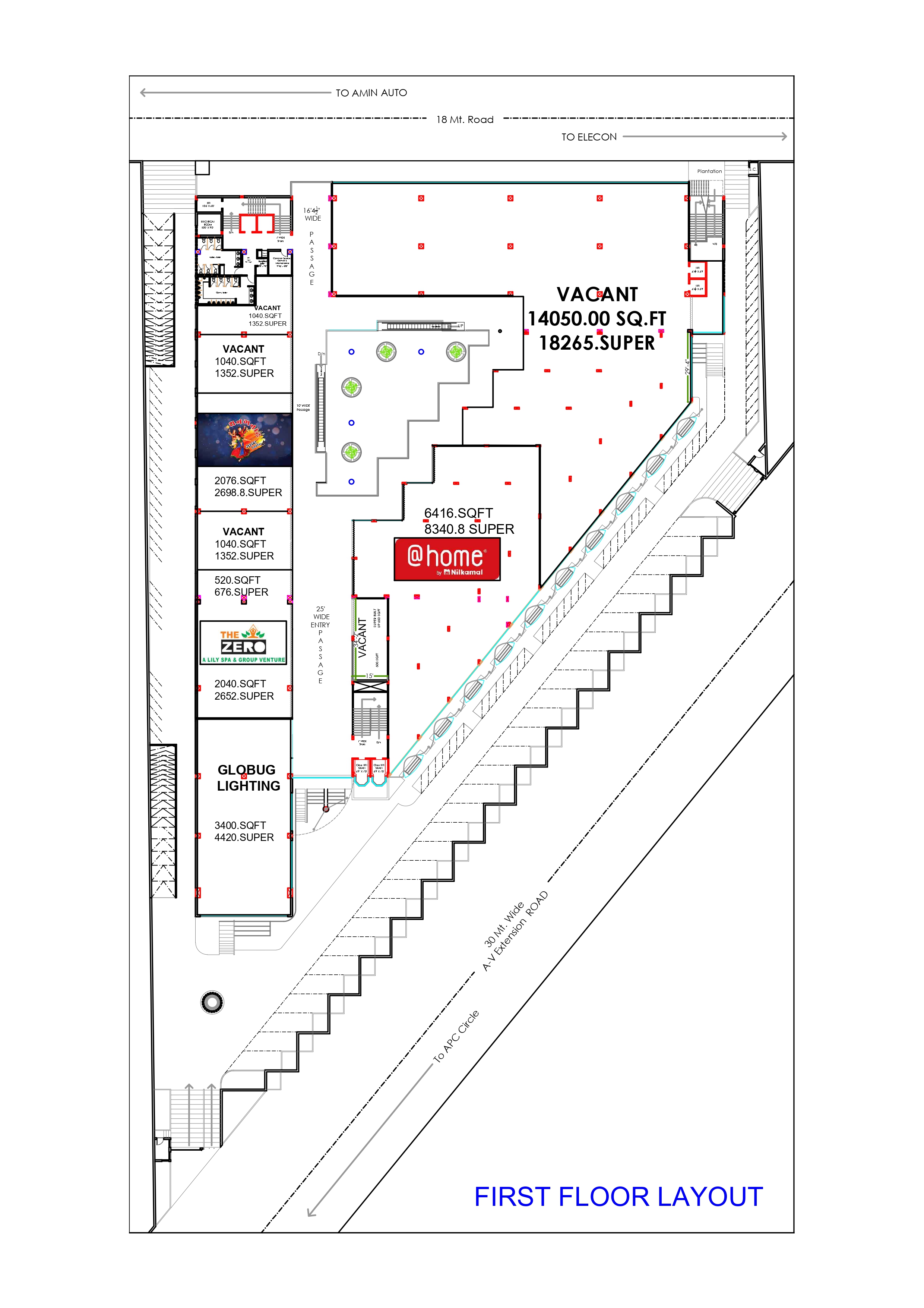 1st Floor Map